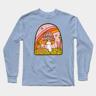 Virgo Mushroom Long Sleeve T-Shirt